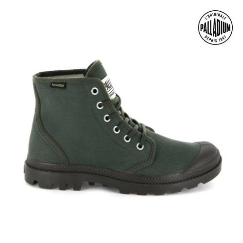 Dámské Tenisky Palladium Pampa Hi Originale High Tops Olivy Zelené | CZ CVG-08O